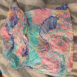 Lilly Pulitzer strapless top